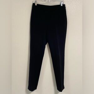 St. John Emma Side Zip Work Pants Trousers Black Size 4